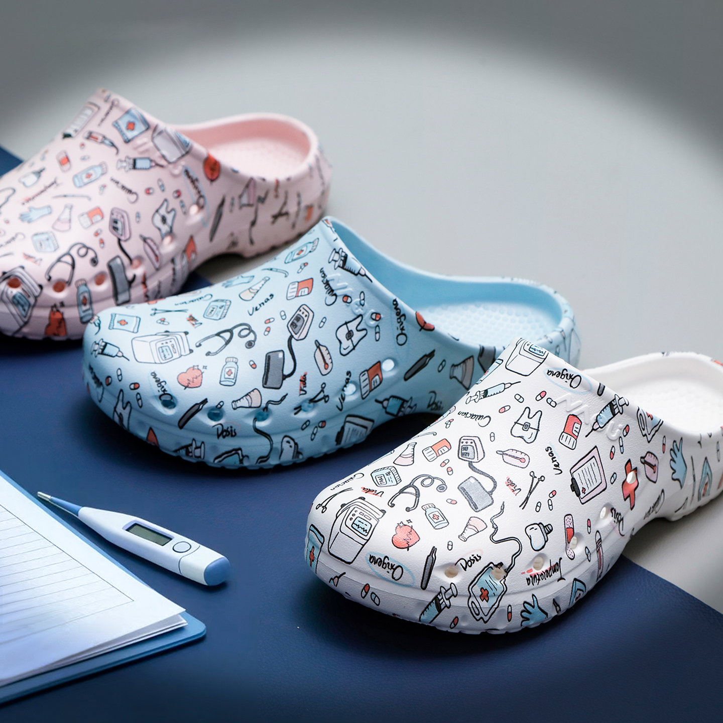 Medical Laboratory - Medical Print Shoes EVA Non-slip Laboratory