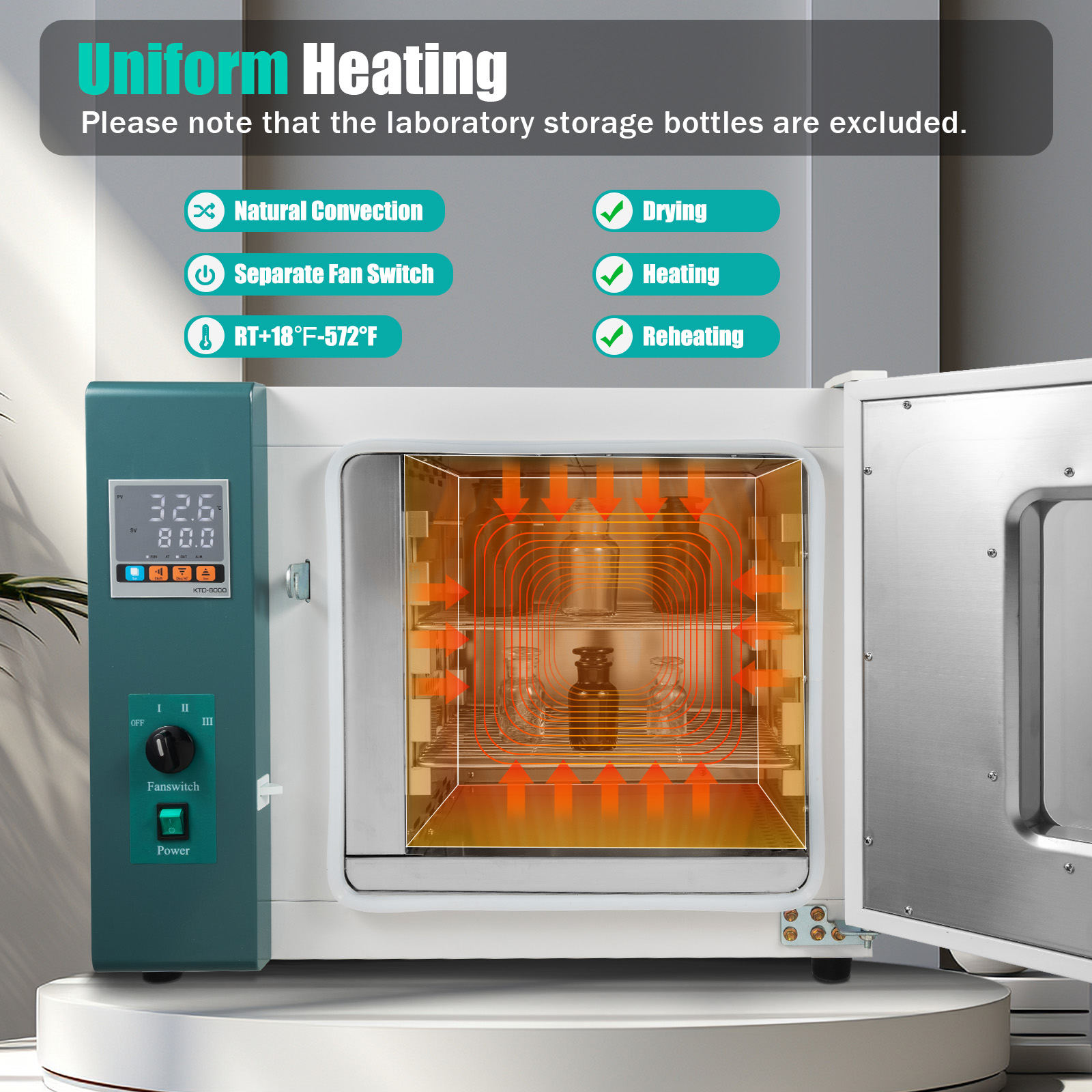45L Convection Drying Oven 101 - Medical Laboratory ulasan dan harga