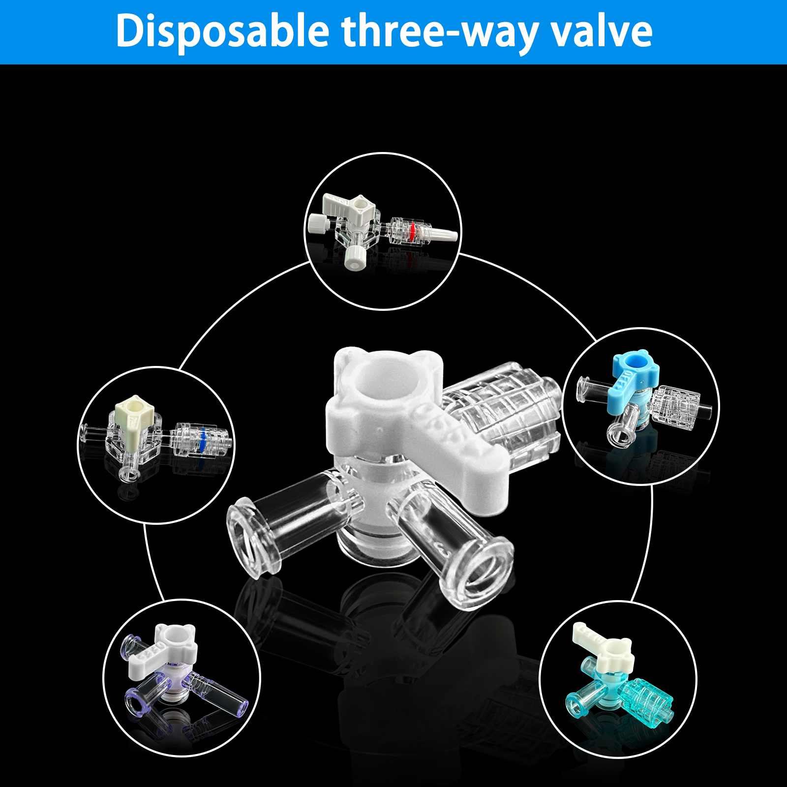 50 three-way stopcock valves,  - Medical Laboratory ulasan dan harga