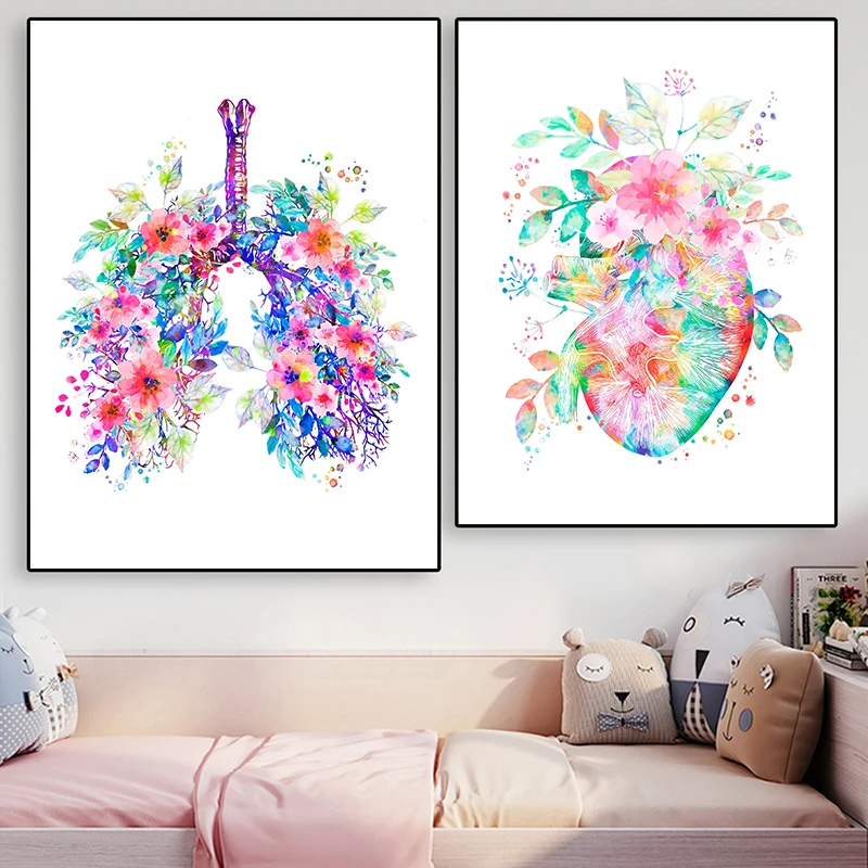 Anatomy Medical Poster Flower  - Medical Lab Pictures ulasan dan harga