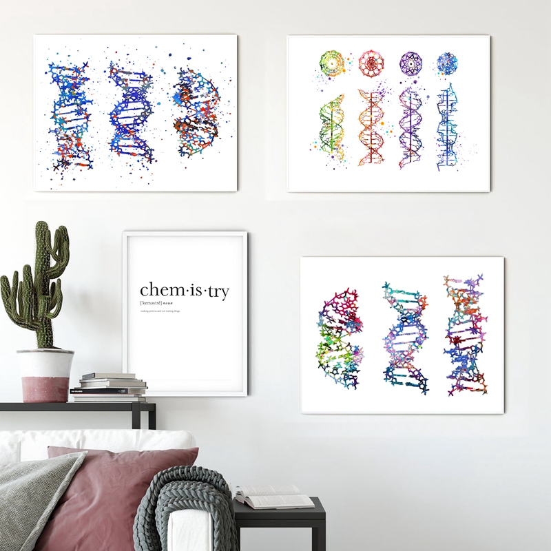 DNA Molecule Print Modern Medi - Medical Lab Pictures ulasan dan harga