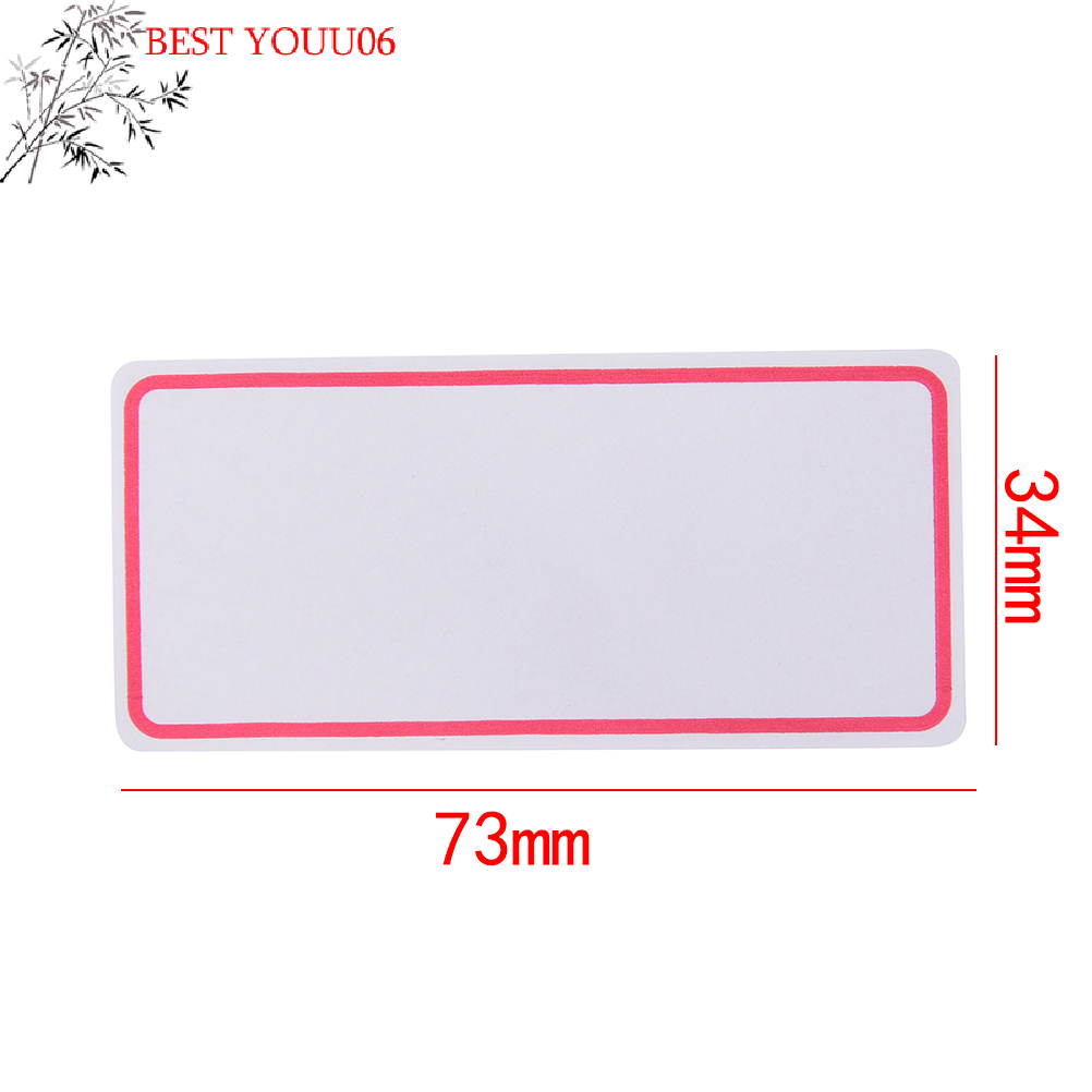 (YOUU06)12Sheets Blank Sticker - Medical Label ulasan dan harga