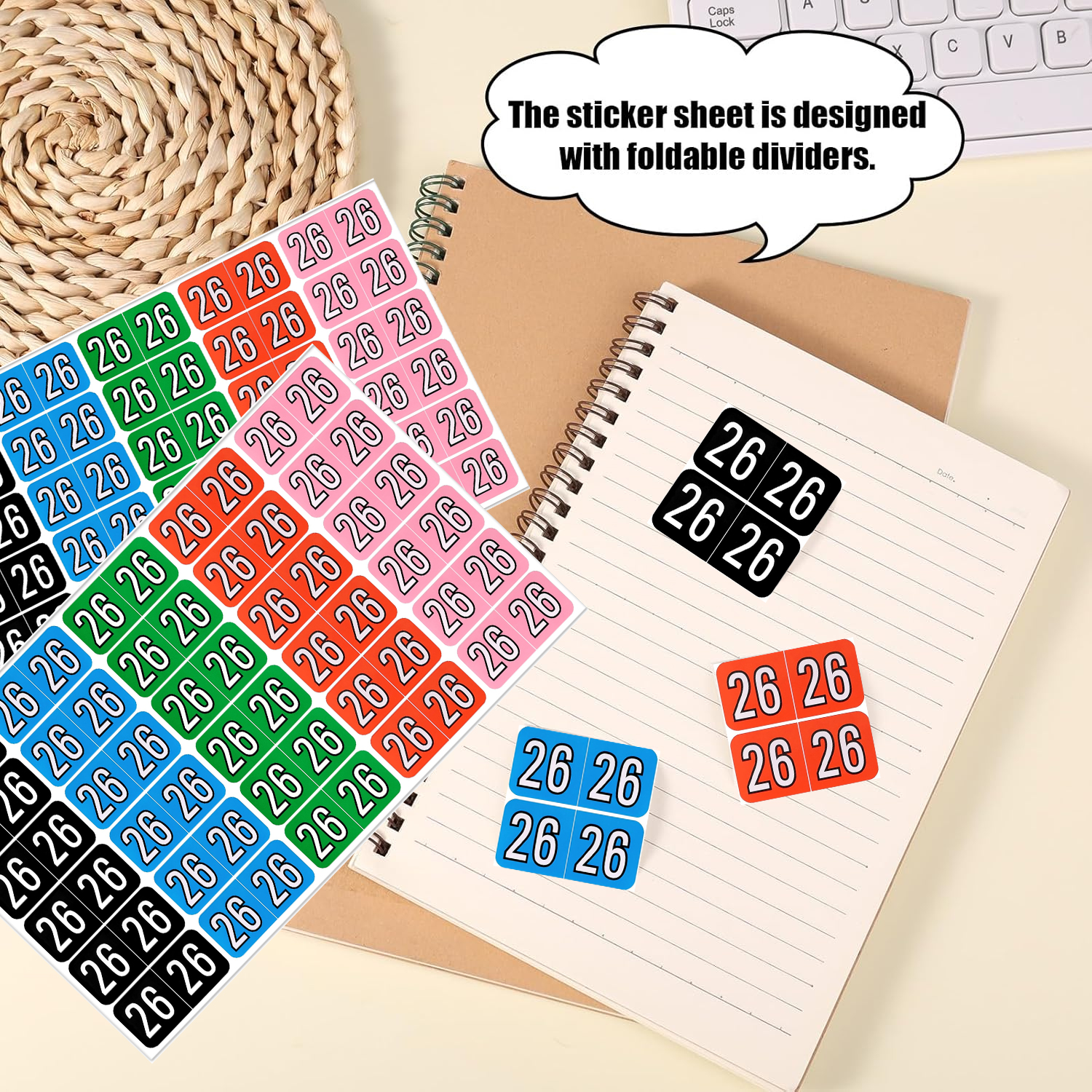 120/240pcs 2026 Year Stickers, - Medical Label ulasan dan harga