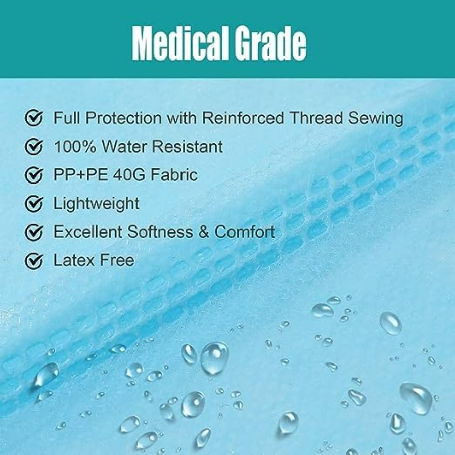 Pcs Disposable PPE Isolation M - Medical Laboratory ulasan dan harga